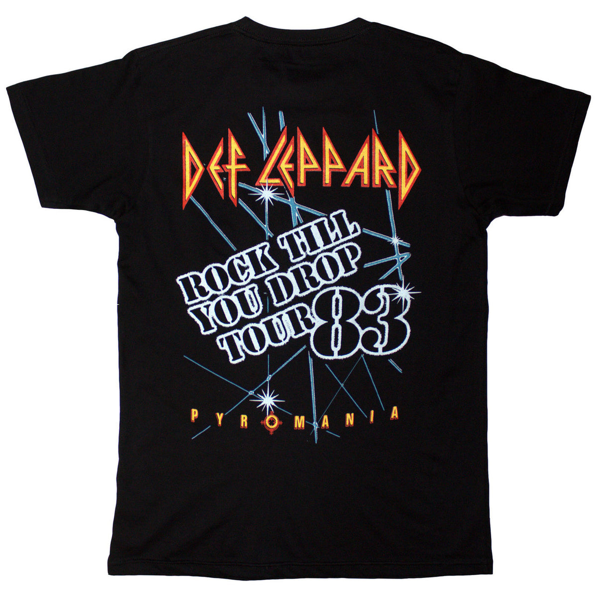 DEF LEPPARD Attractive T-Shirt, Rock Till You Drop