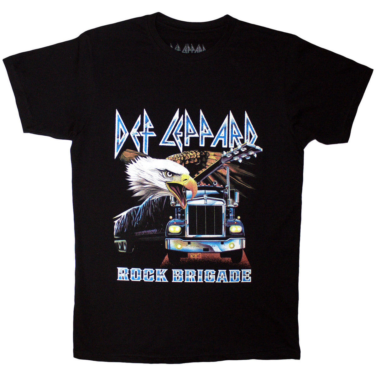 DEF LEPPARD Attractive T-Shirt, Rock Brigade Truck