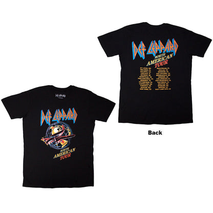 DEF LEPPARD Attractive T-Shirt, North American Tour