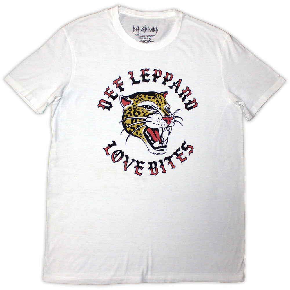 DEF LEPPARD Attractive T-Shirt, Love Bites Circle