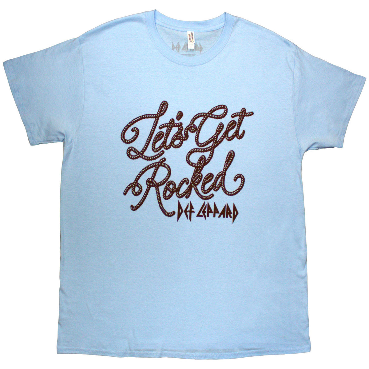 DEF LEPPARD Attractive T-Shirt, Rocked Rope