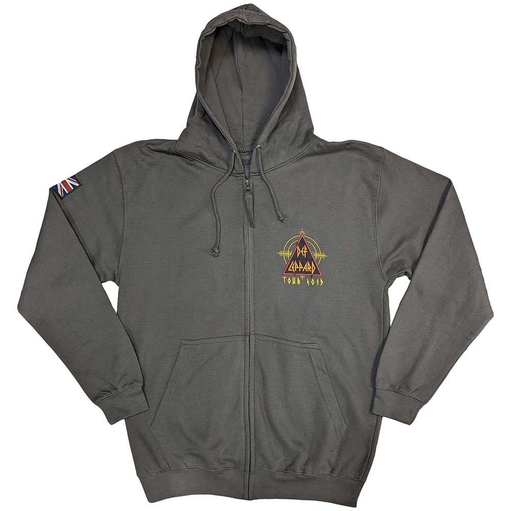 DEF LEPPARD Attractive Hoodie, Logo Tour 2019