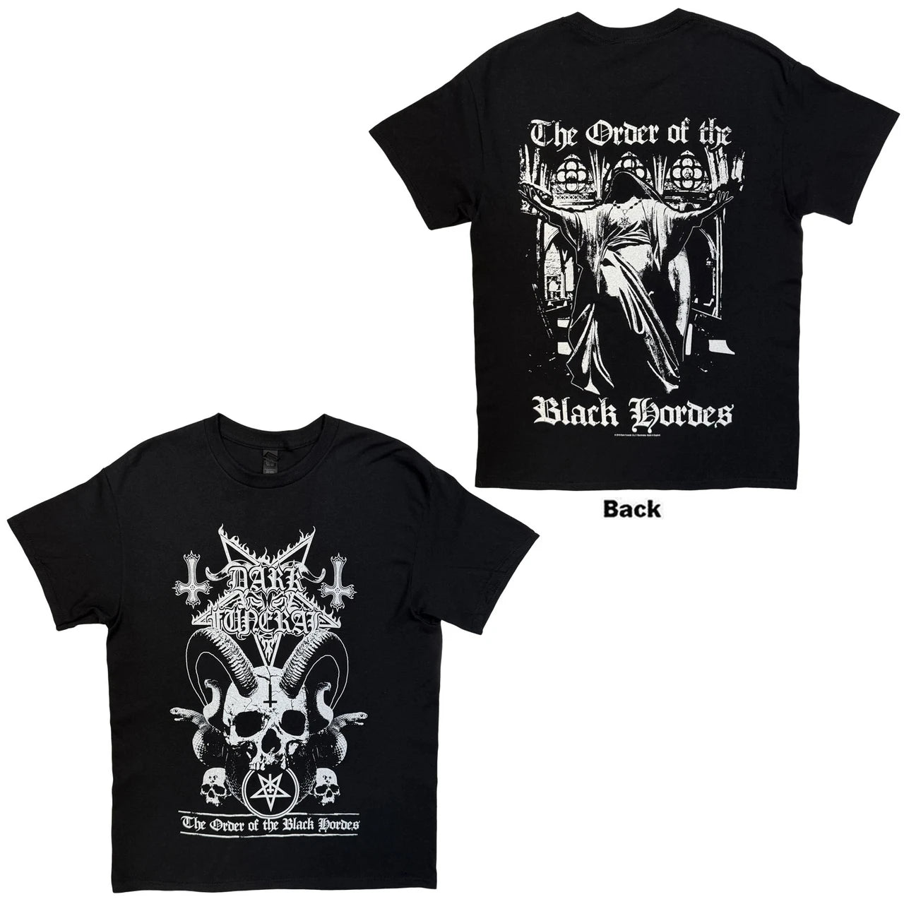 DARK FUNERAL Attractive T-Shirt, Order Of The Black Hordes