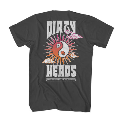 DIRTY HEADS Eye-Catching T-Shirt, Sun Skulls