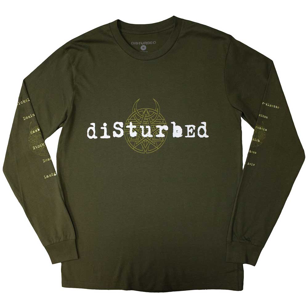 DISTURBED Attractive T-Shirt, European Tour &