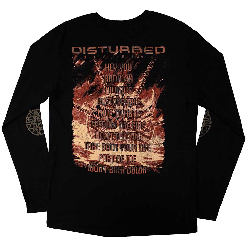 DISTURBED Attractive T-Shirt, European Tour &