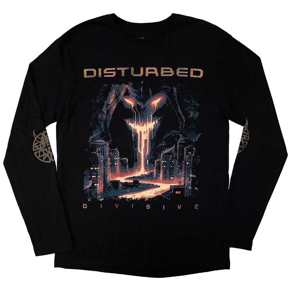 DISTURBED Attractive T-Shirt, European Tour &