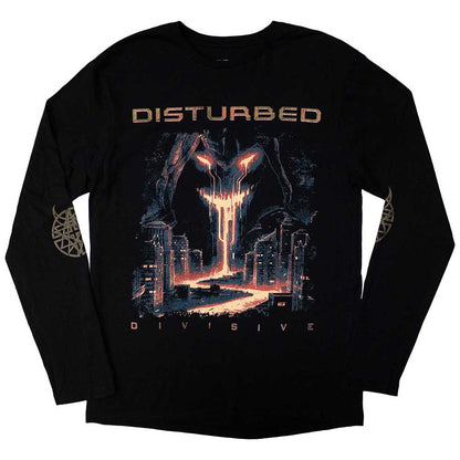 DISTURBED Attractive T-Shirt, European Tour &