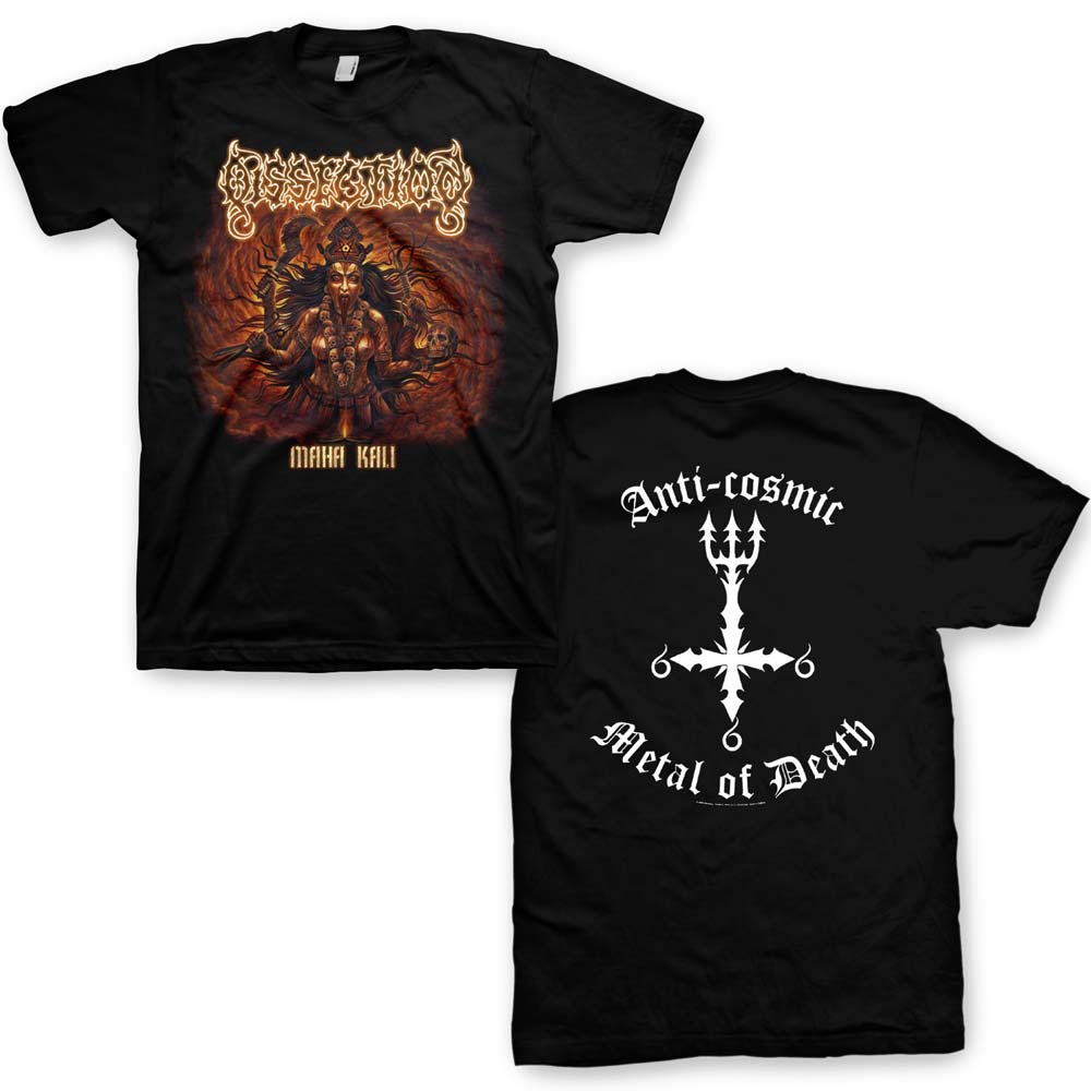 DISSECTION Powerful T-Shirt, Maha Kali – Authentic Band Merch