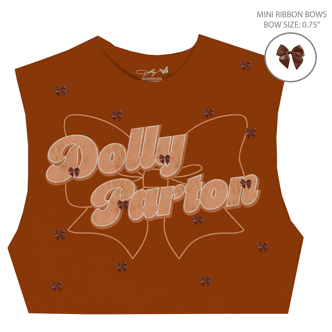 DOLLY PARTON Bow Crop, Dolly Star Bow