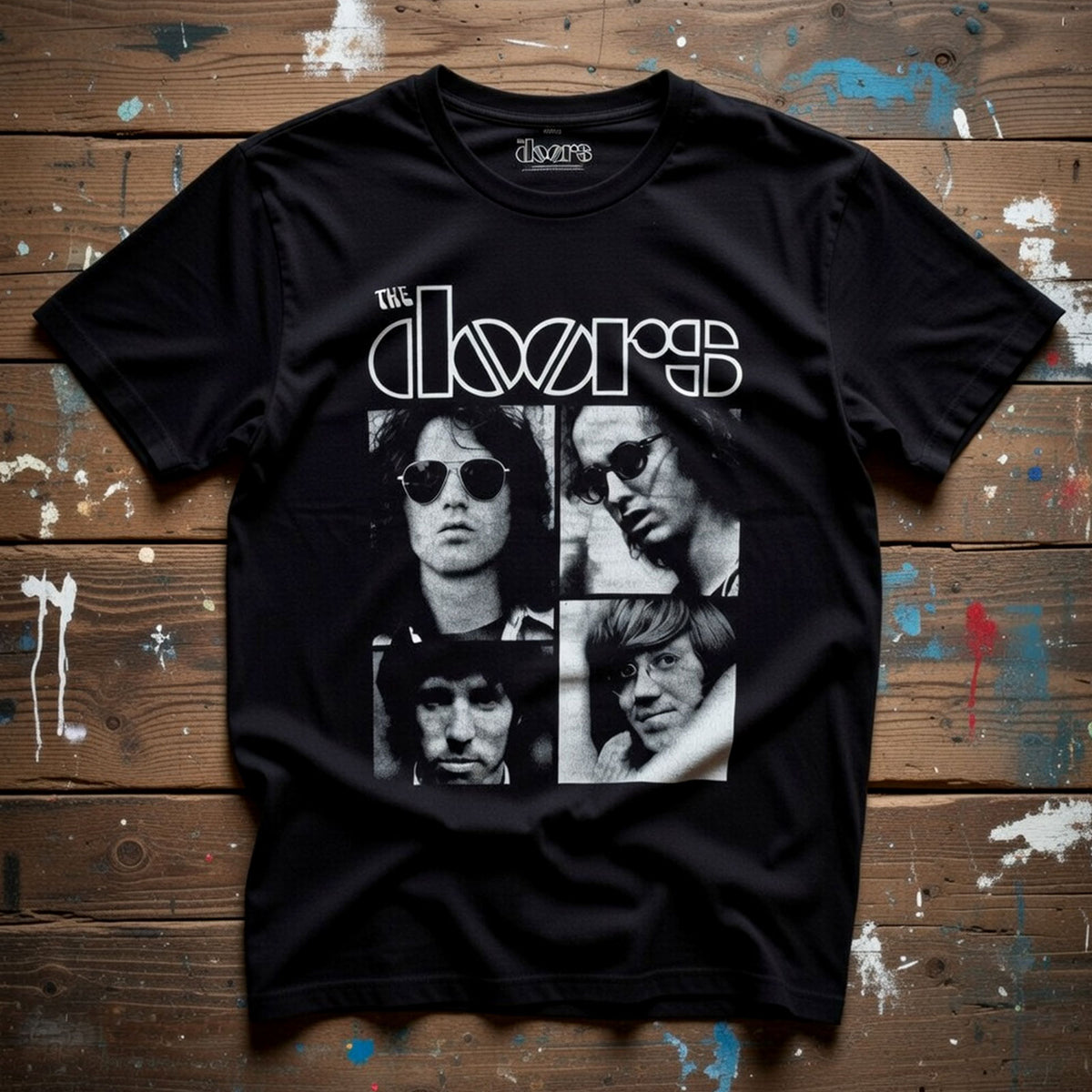 THE DOORS Carbon T-Shirt, Squares