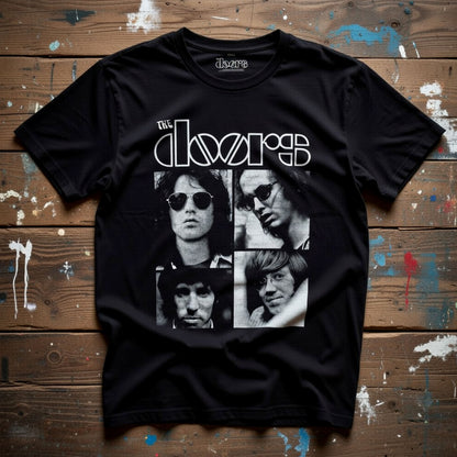 THE DOORS Carbon T-Shirt, Squares