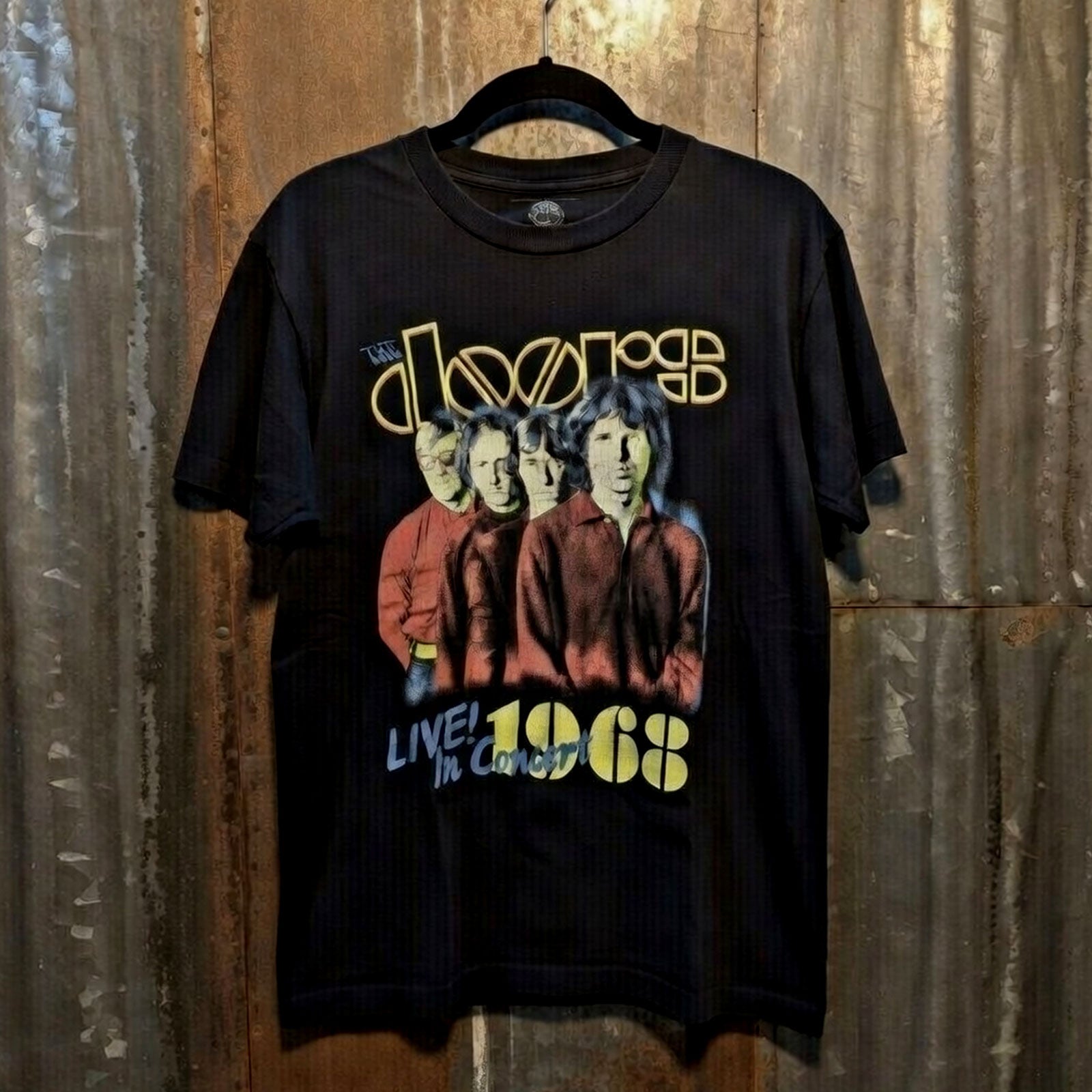 THE DOORS Carbon T-Shirt, Live In Concert &