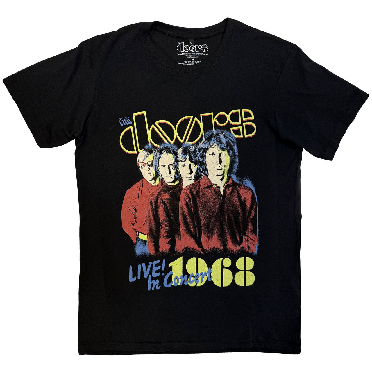 THE DOORS Carbon T-Shirt, Live In Concert &