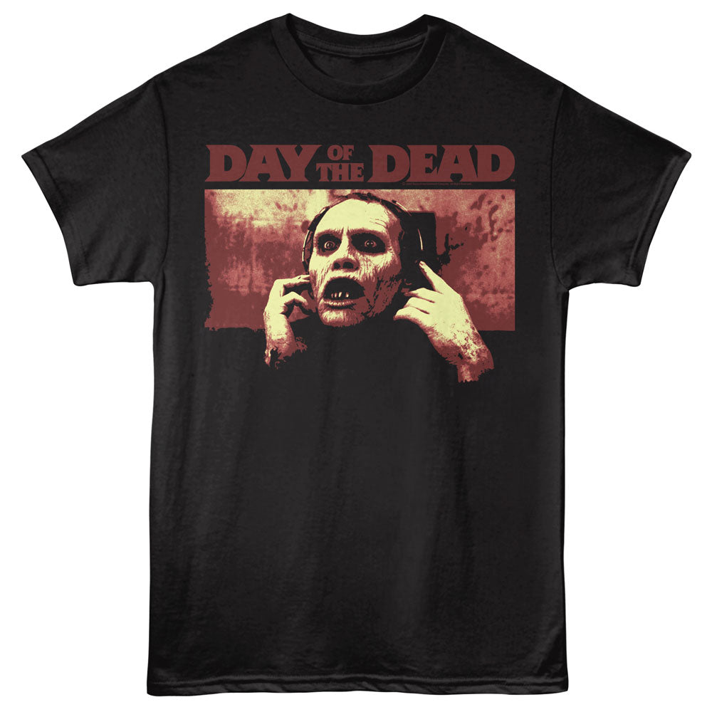 DAY OF THE DEAD Eye-Catching T-Shirt, HEADPHONES