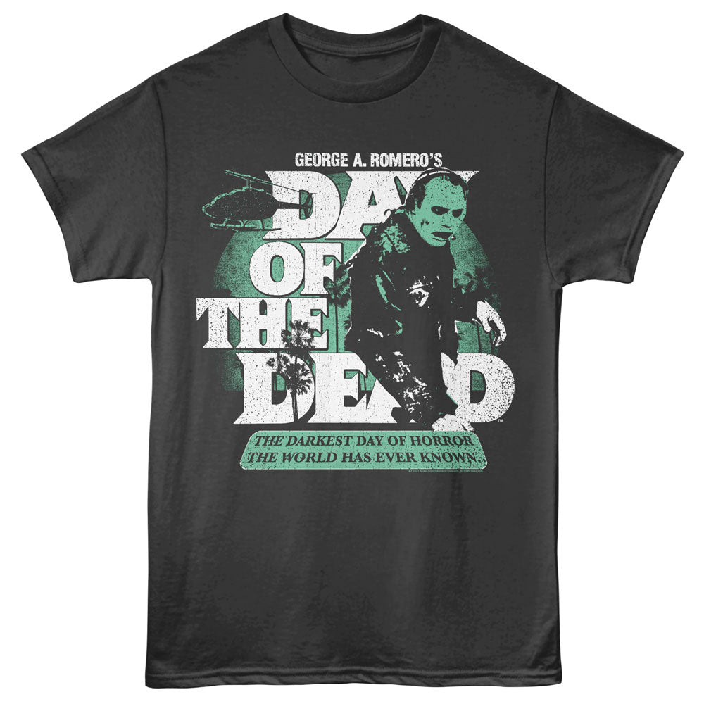 DAY OF THE DEAD Eye-Catching T-Shirt, DARKEST DAY OF HORROR