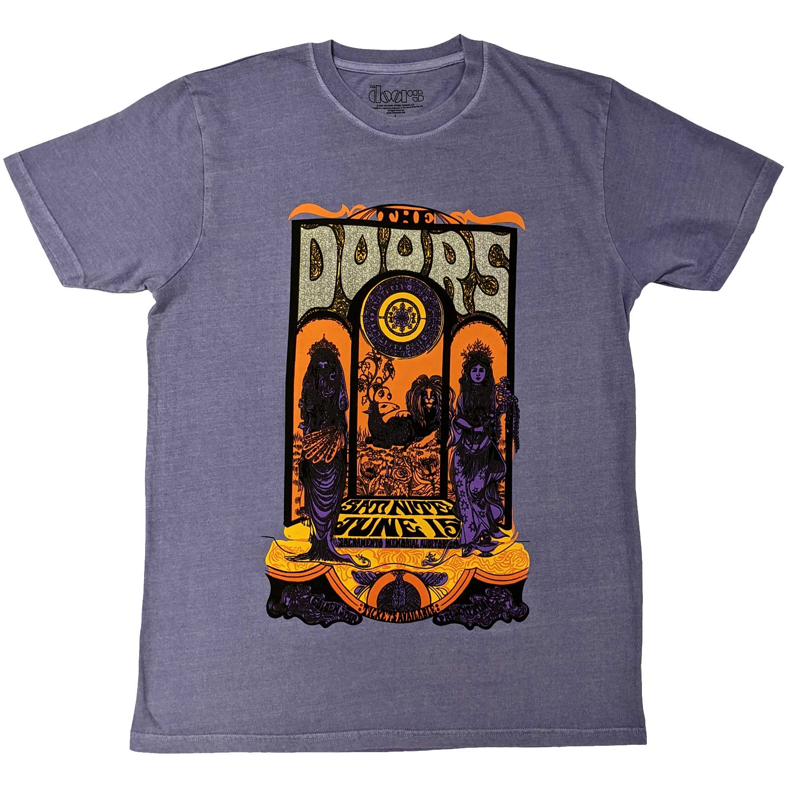 THE DOORS Attractive T-Shirt, Sacramento 1968