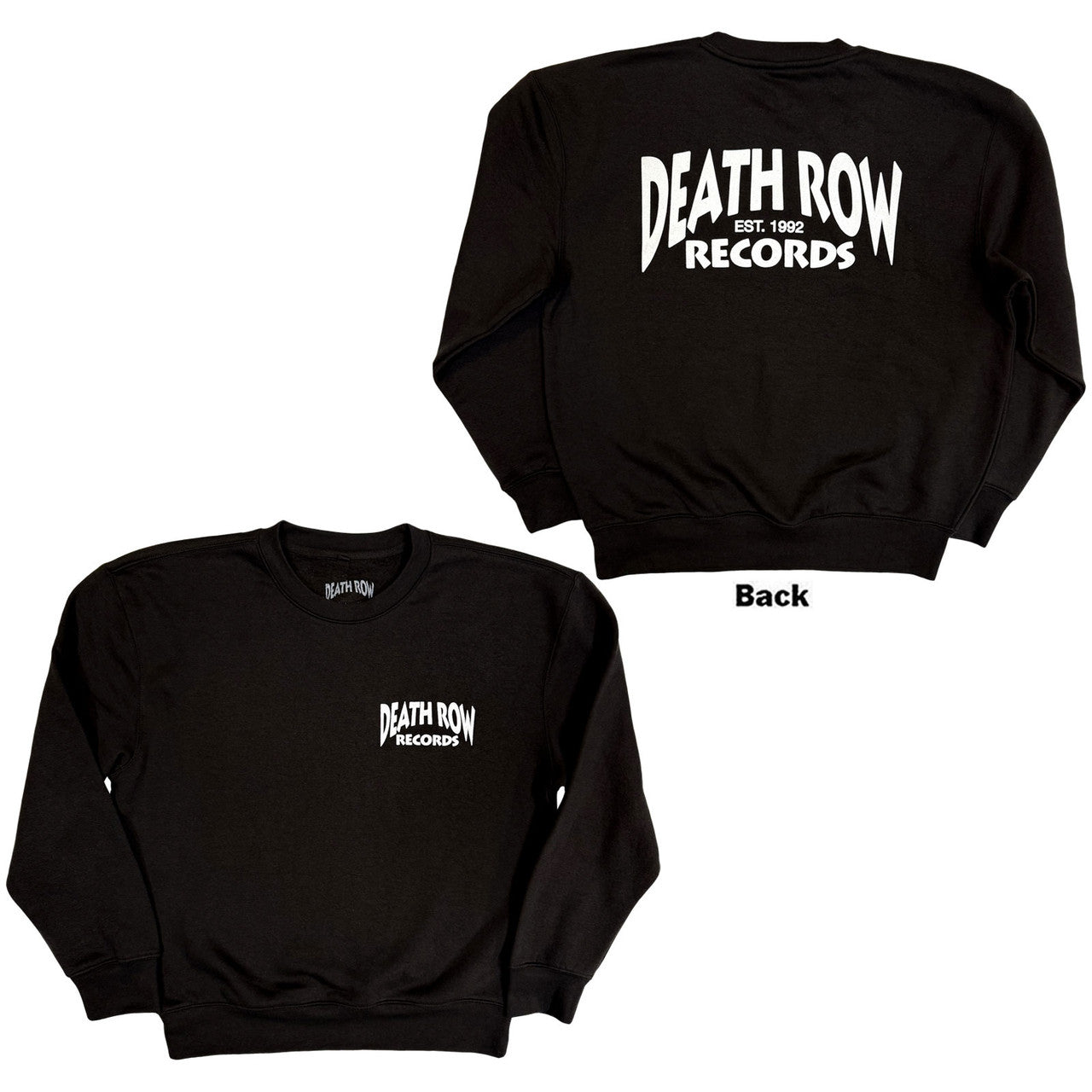 DEATH ROW RECORDS Attractive Sweatshirt, Logo