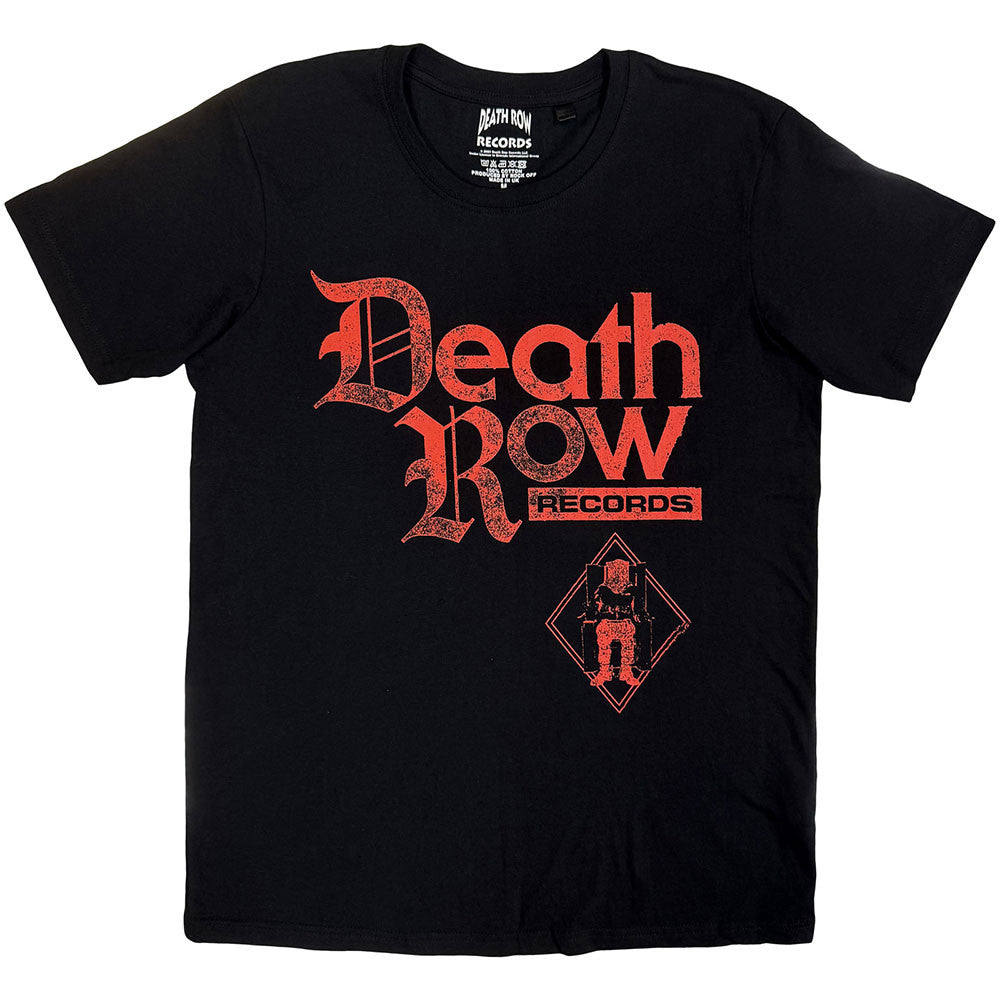 DEATH ROW RECORDS Attractive T-Shirt, Red Logo