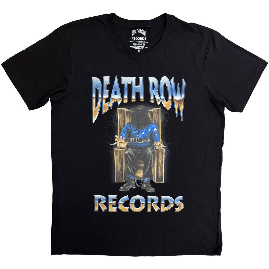 DEATH ROW RECORDS Attractive T-Shirt, Execution Full Colour