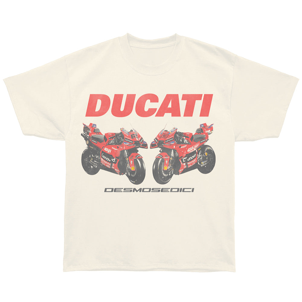DUCATI Oversized T-Shirt, TWO BIKES