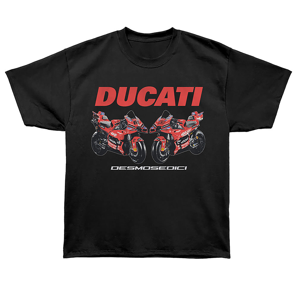 DUCATI Oversized T-Shirt, TWO BIKES