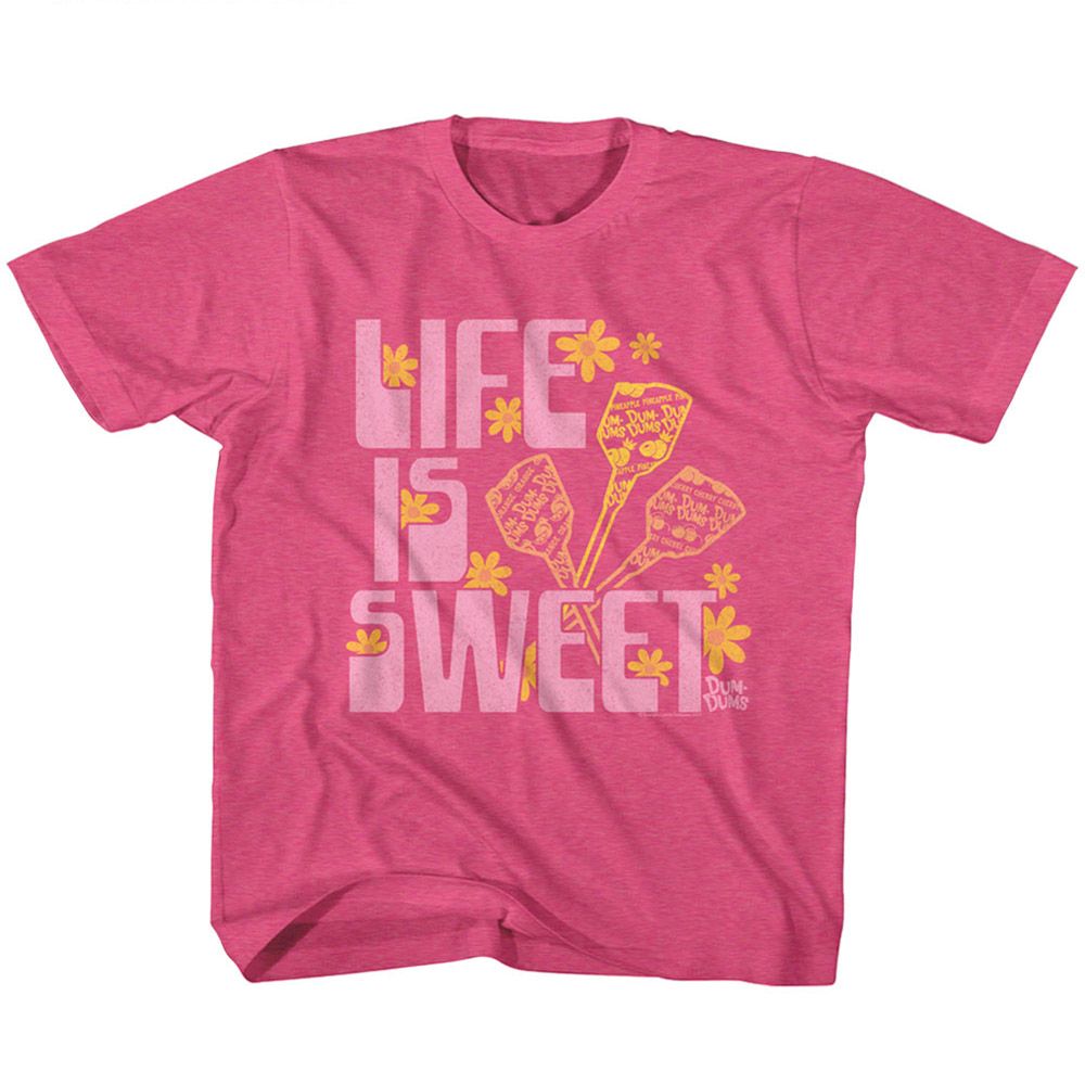 DUM DUMS Eye-Catching T-Shirt, DUM DUMS LIFE IS SWEET