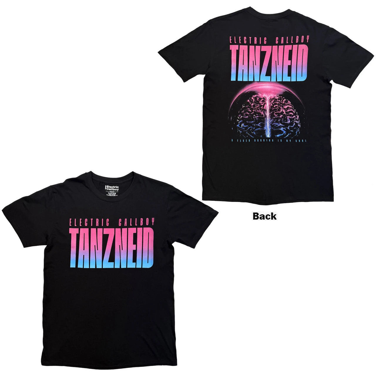 ELECTRIC CALLBOY Attractive T-Shirt, Tanzneid Cover Art