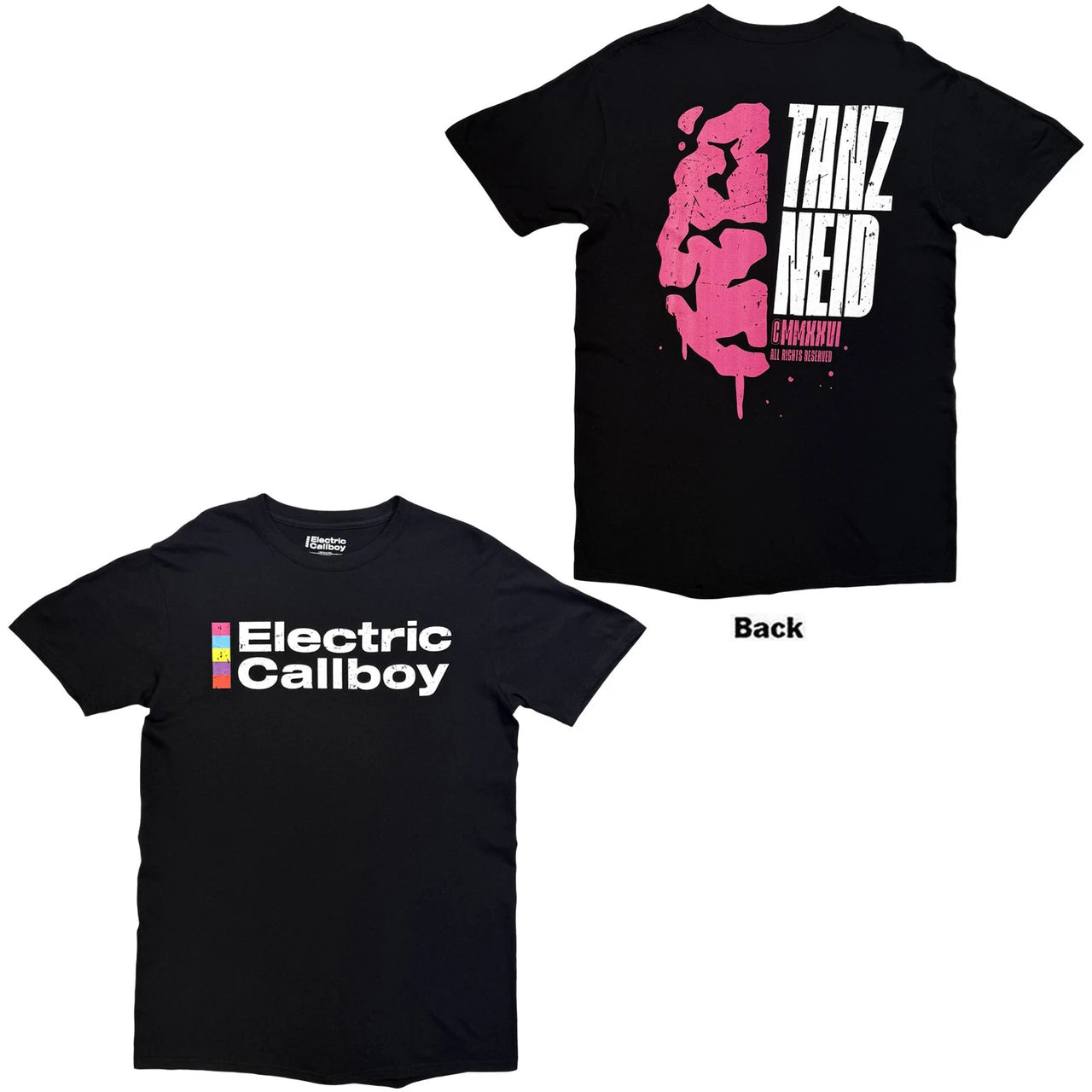 ELECTRIC CALLBOY Attractive T-Shirt, All Rights Reserved