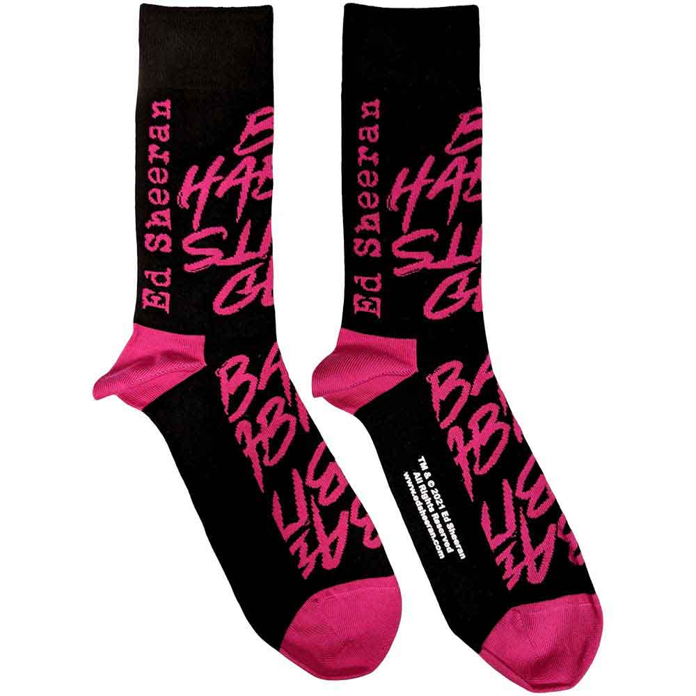 ED SHEERAN Unisex Ankle Socks, Bad Habits