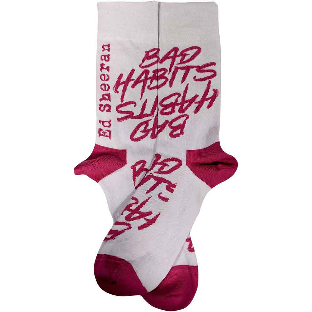 ED SHEERAN Unisex Ankle Socks, Bad Habits