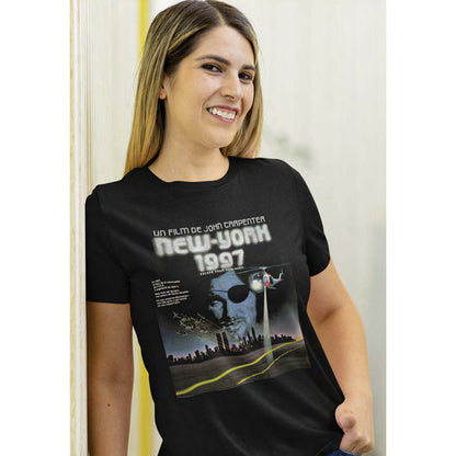 ESCAPE FROM NEW YORK Eye-Catching T-Shirt, FRENCH POSTER IMAGE