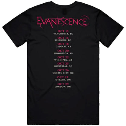 EVANESCENCE Attractive T-Shirt, Canada Tour &