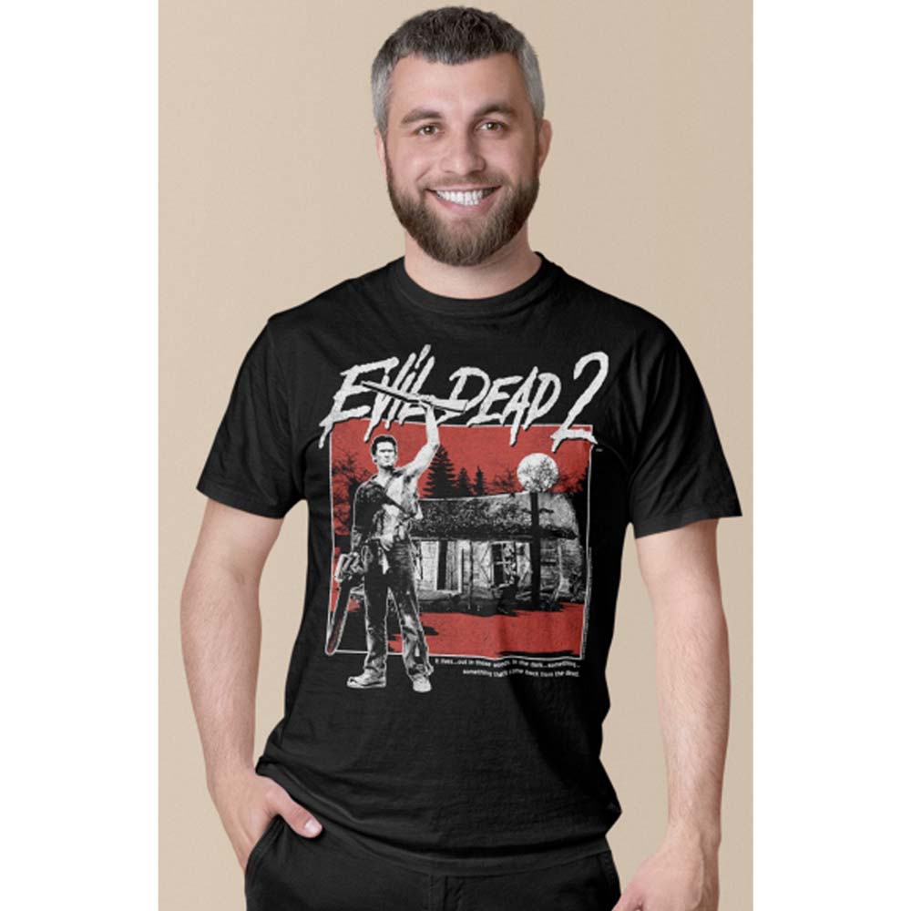 EVIL DEAD Eye-Catching T-Shirt, Cabin Square