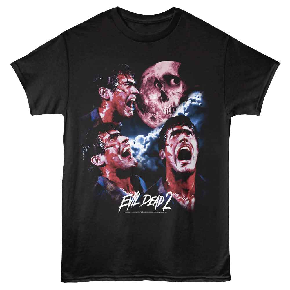 EVIL DEAD Unisex T-Shirt, THREE ASH MOON