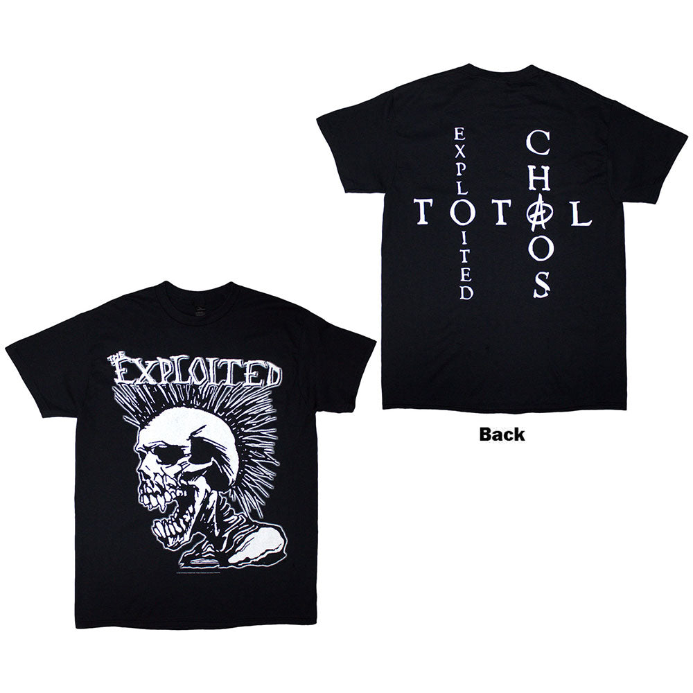THE EXPLOITED Attractive T-Shirt, Mohican Skull