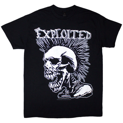 THE EXPLOITED Attractive T-Shirt, Mohican Skull