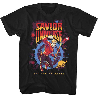 FLASH GORDON Eye-Catching T-Shirt, SAVIOR OF THE UNIVERSE