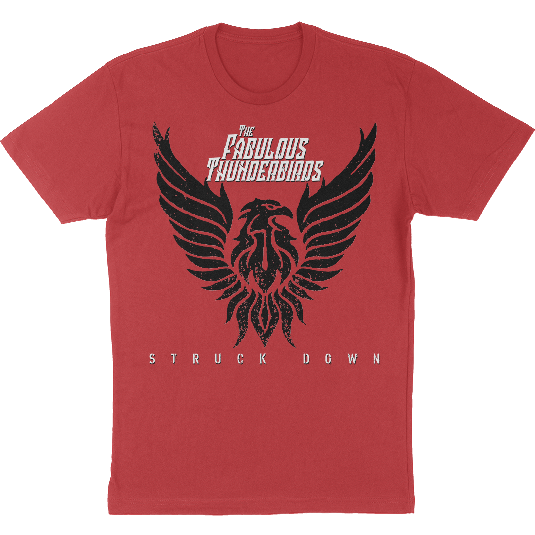 The Fabulous Thunderbirds Struck Down T-Shirt in Red