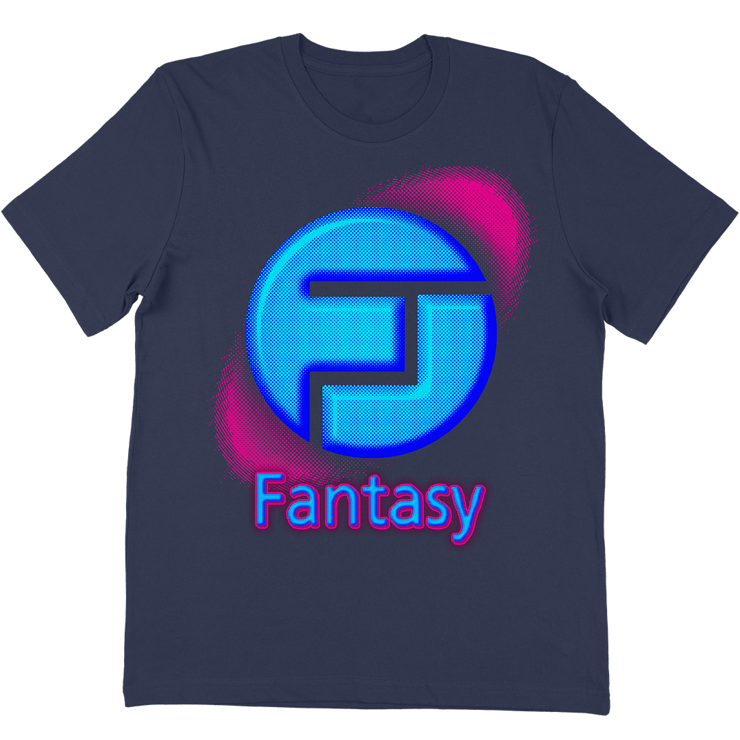 Fantasy Records Halftone Logo T-Shirt In Navy