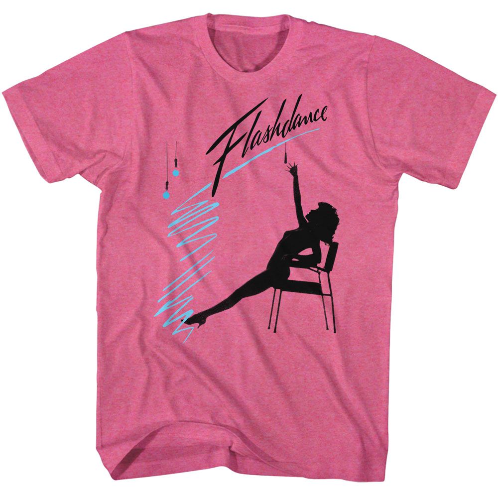 FLASHDANCE Eye-Catching T-Shirt, FLASHDANCE SILHOUETTE CHAINPULL