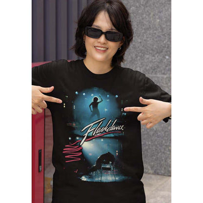 FLASHDANCE Eye-Catching T-Shirt, BACKLIT PERFORMING