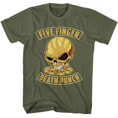 FIVE FINGER DEATH PUNCH Eye-Catching T-Shirt, Knuckles