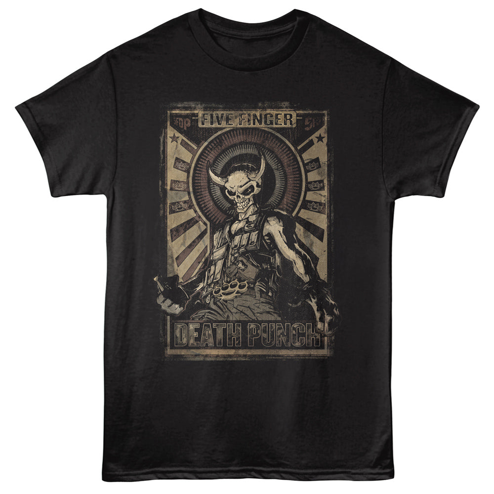 FIVE FINGER DEATH PUNCH Eye-Catching T-Shirt, MERC