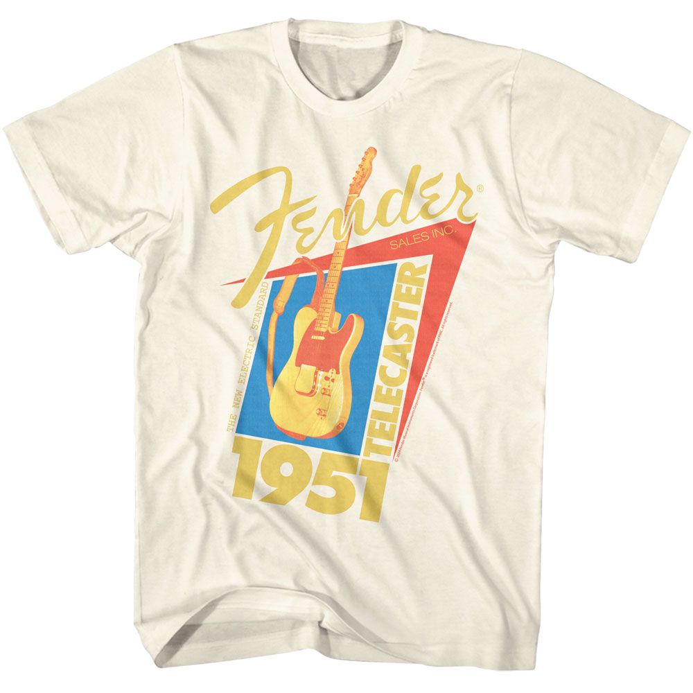 FENDER Eye-Catching T-Shirt, Telecaster 51