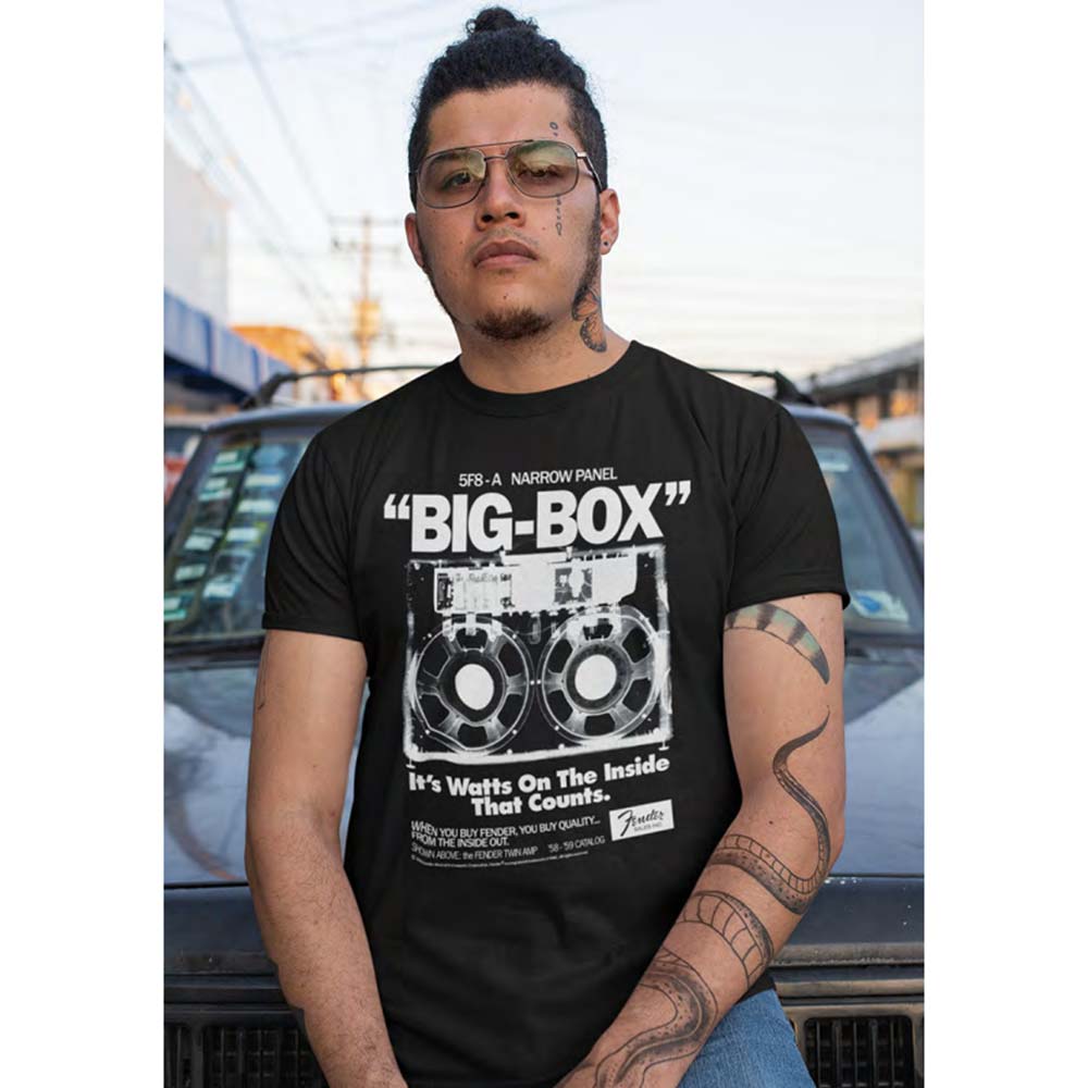 FENDER Eye-Catching T-Shirt, Big Box