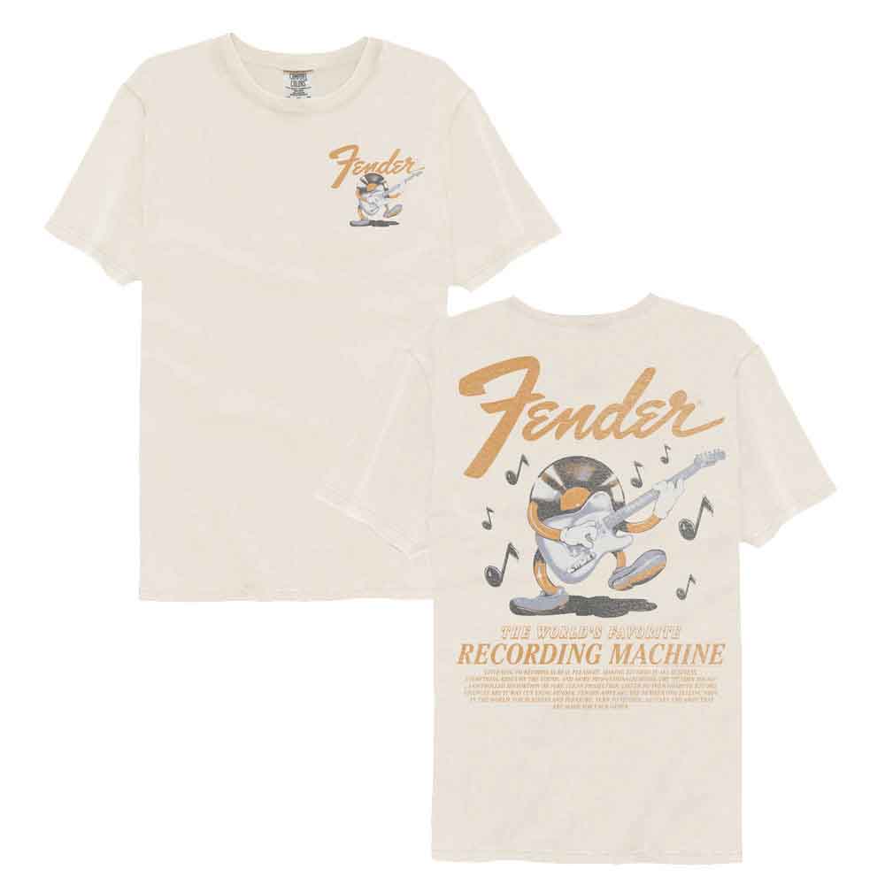 FENDER Garment Dye T-Shirt, RECORDING MACHINE