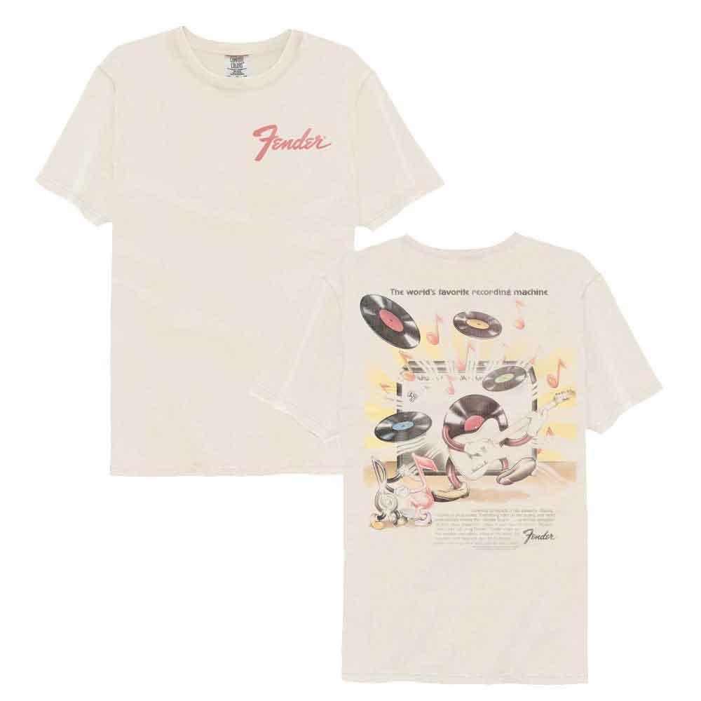 FENDER Garment Dye T-Shirt, RECORD Poster