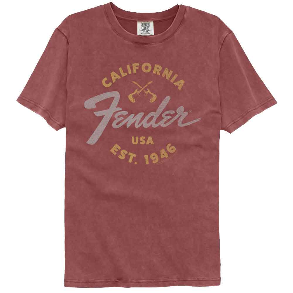 FENDER Garment Dye T-Shirt, California 1946