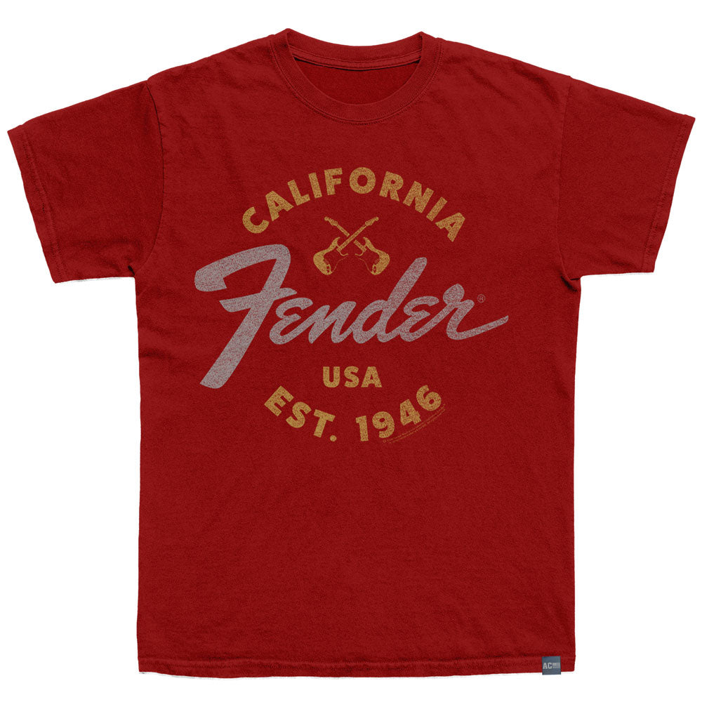 FENDER Made in USA T-Shirt, CALIFORNIA 1946
